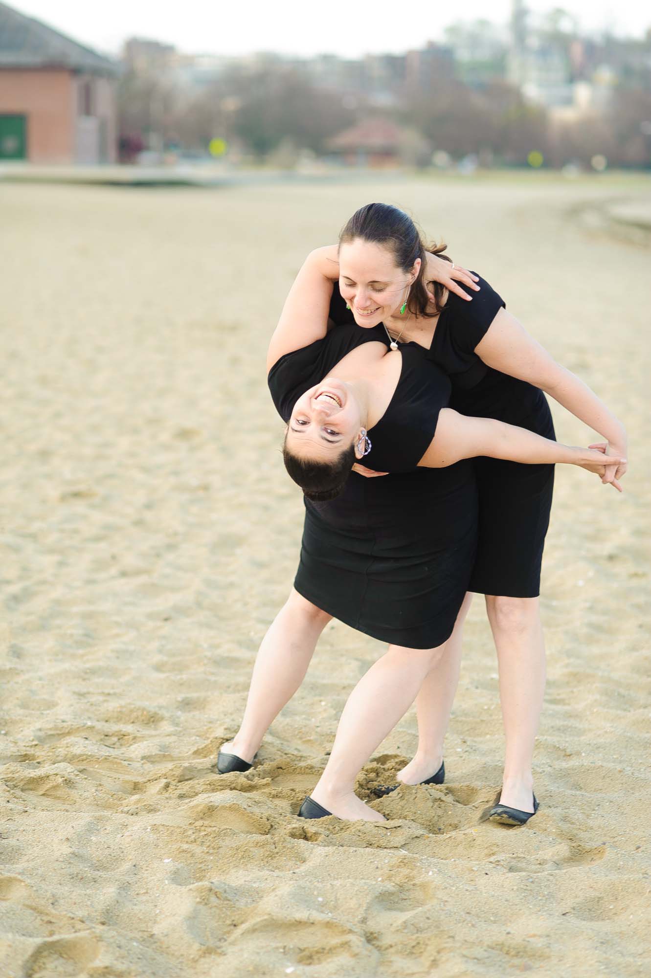 Engagement Session Boston Carson Beach Queer Couple