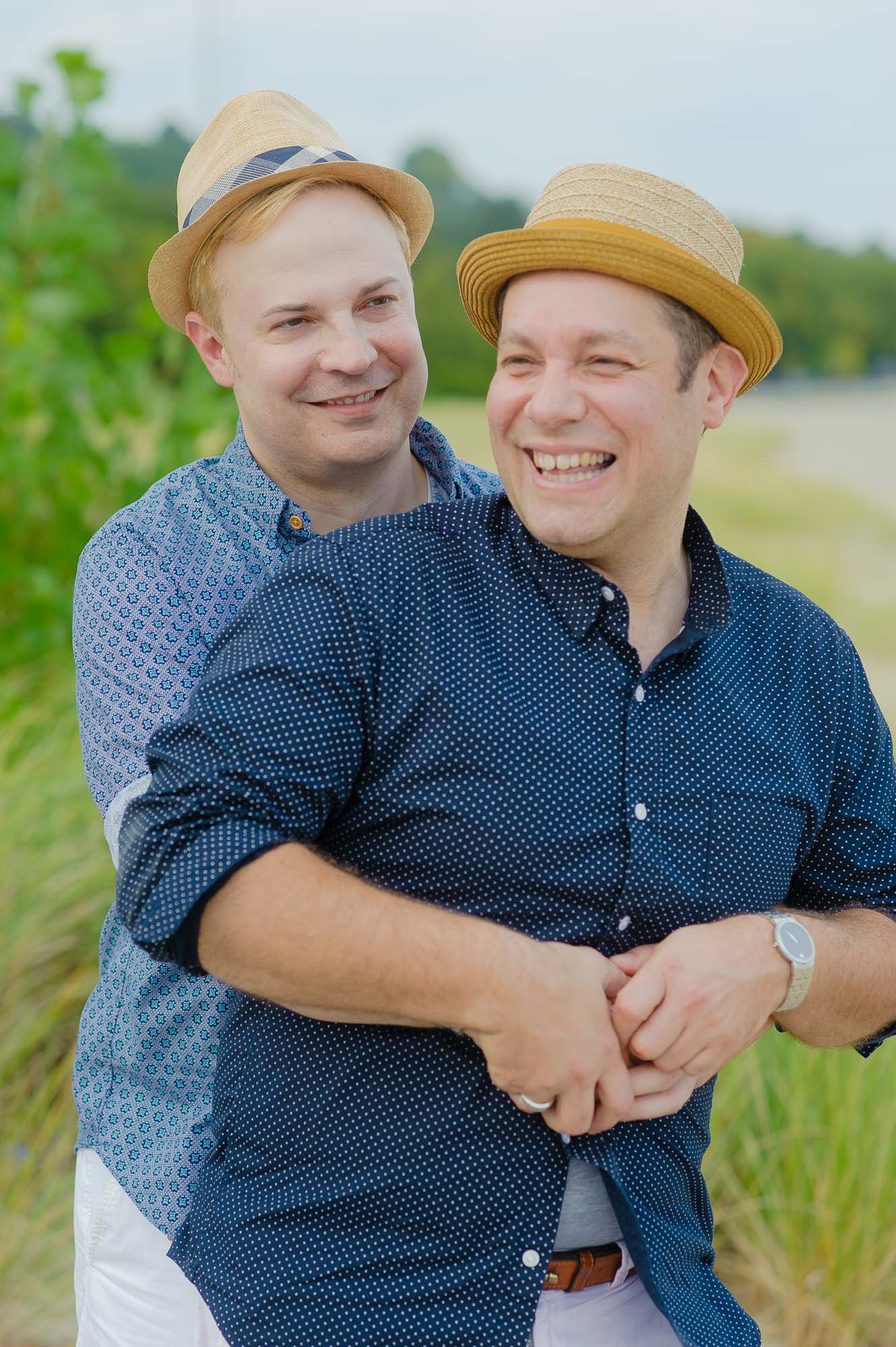 Gay Couple Engagment Session Carson Beach South Boston
