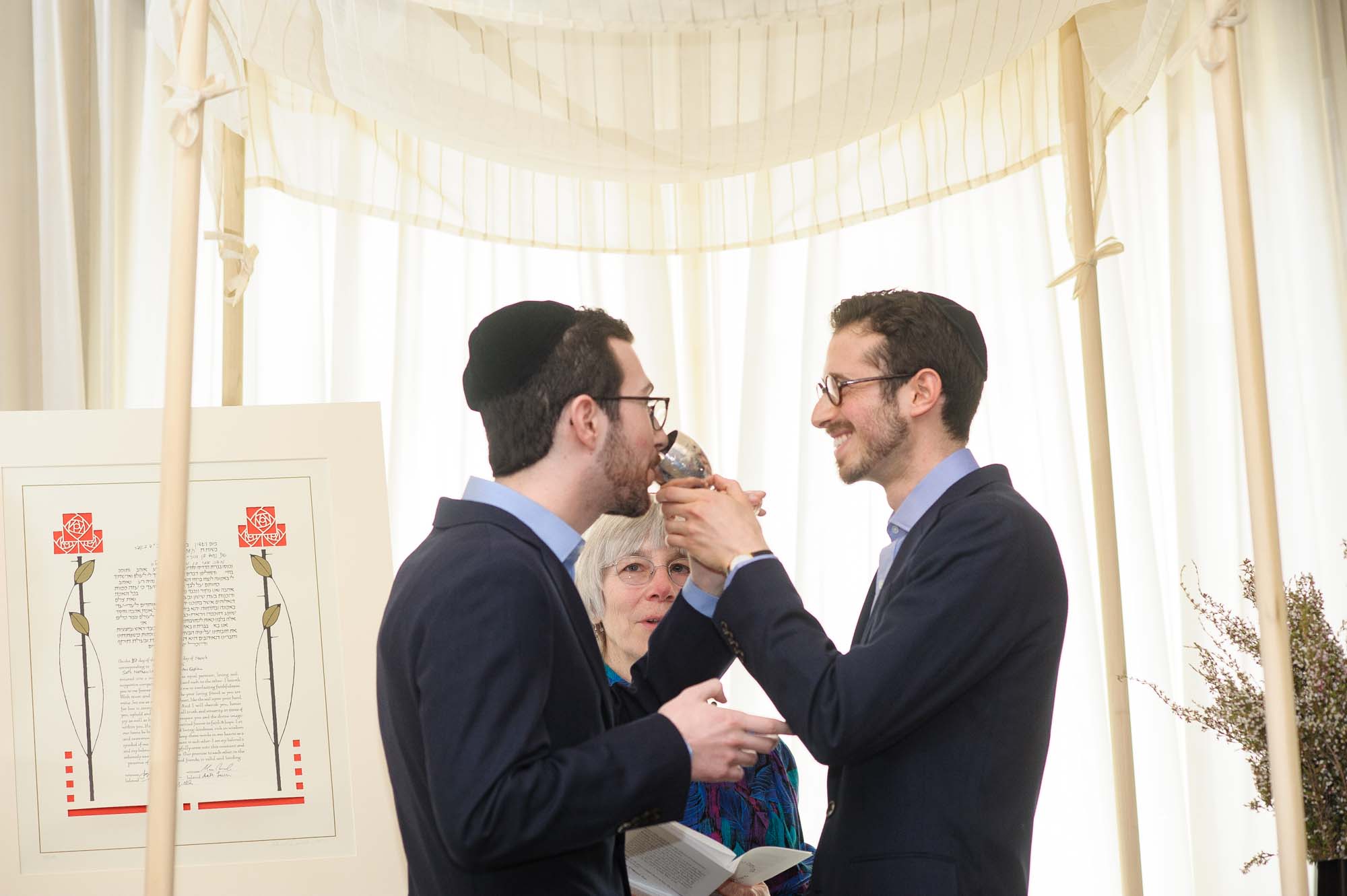 Gay Wedding Jewish Ceremony Traditions 10