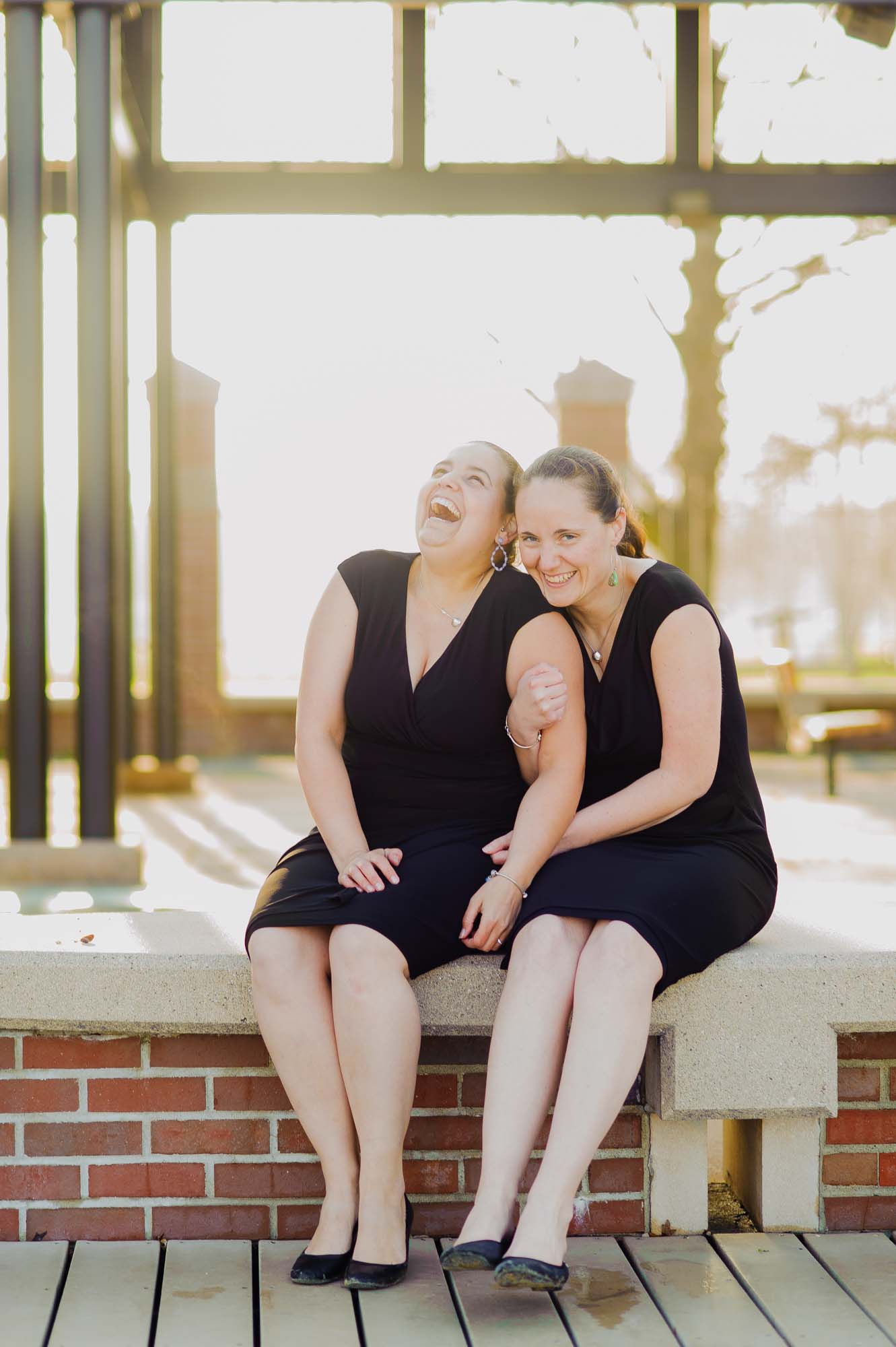 Lesbian Engagement Photo Carson Beach South Boston