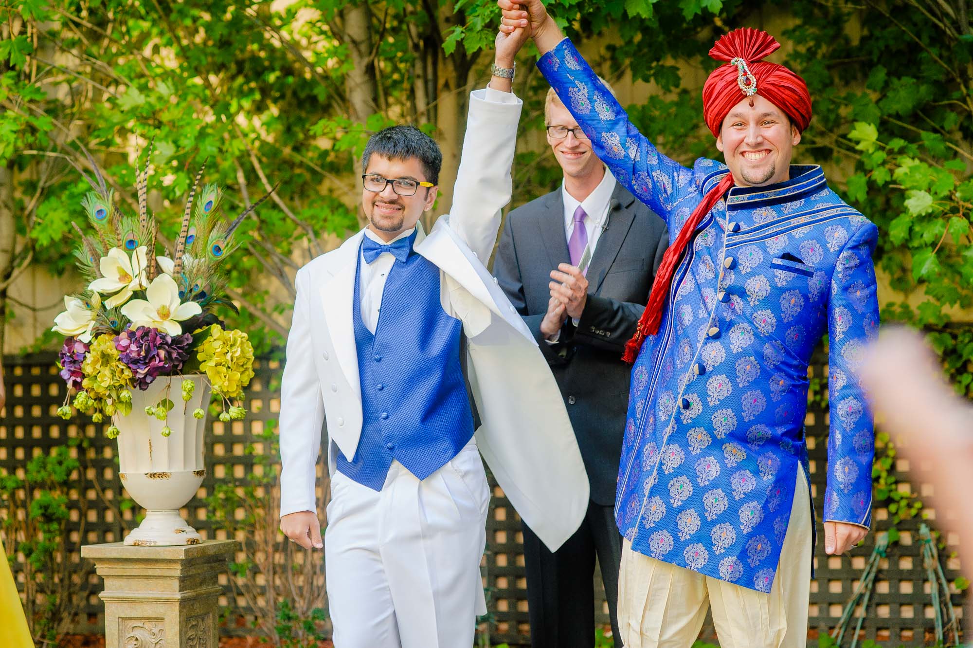 Multicultural Gay Indian Wedding Ceremony Boston Liberty Hotel