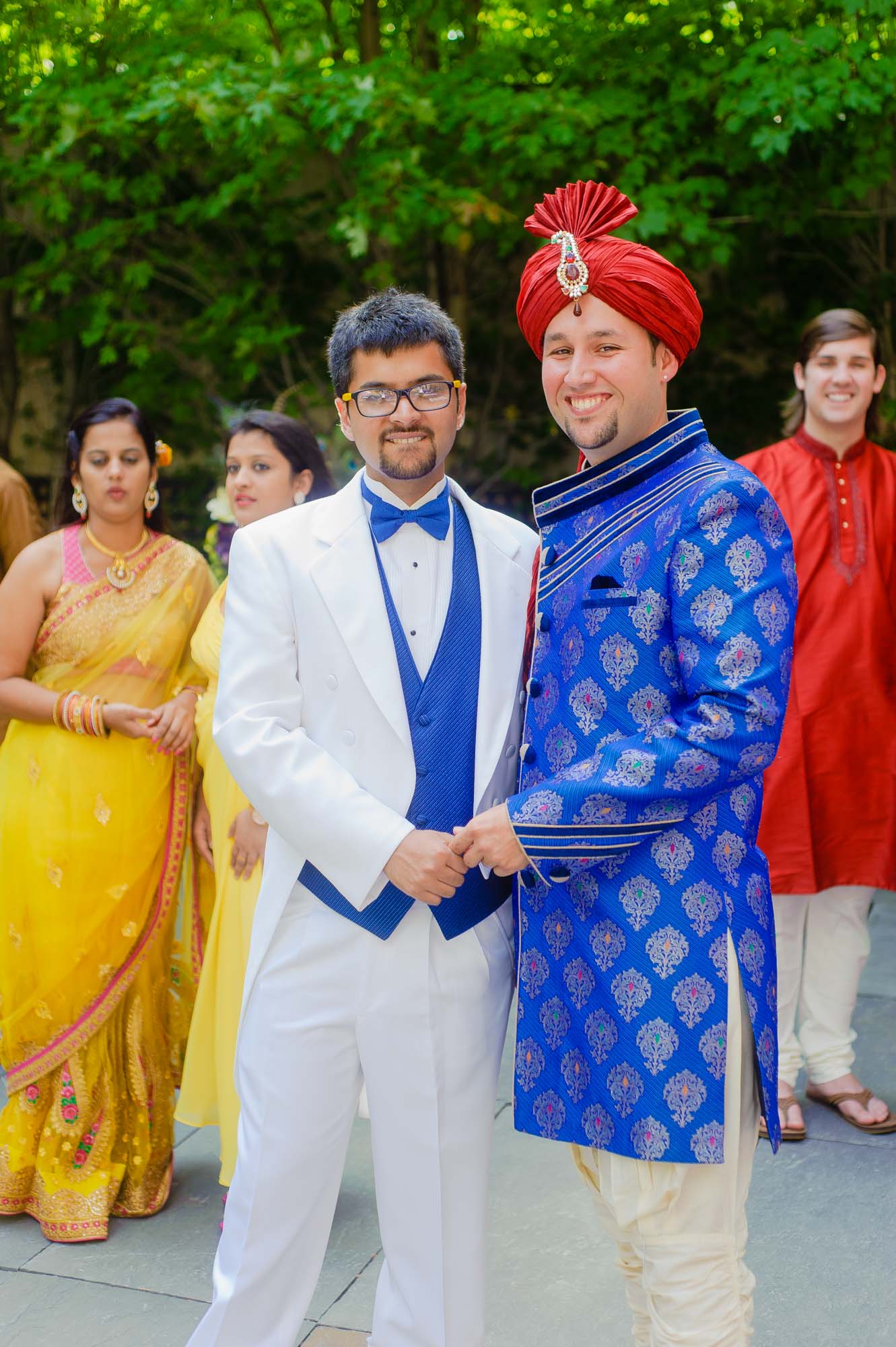 Same Sex Indian Wedding Party Boston Liberty Hotel