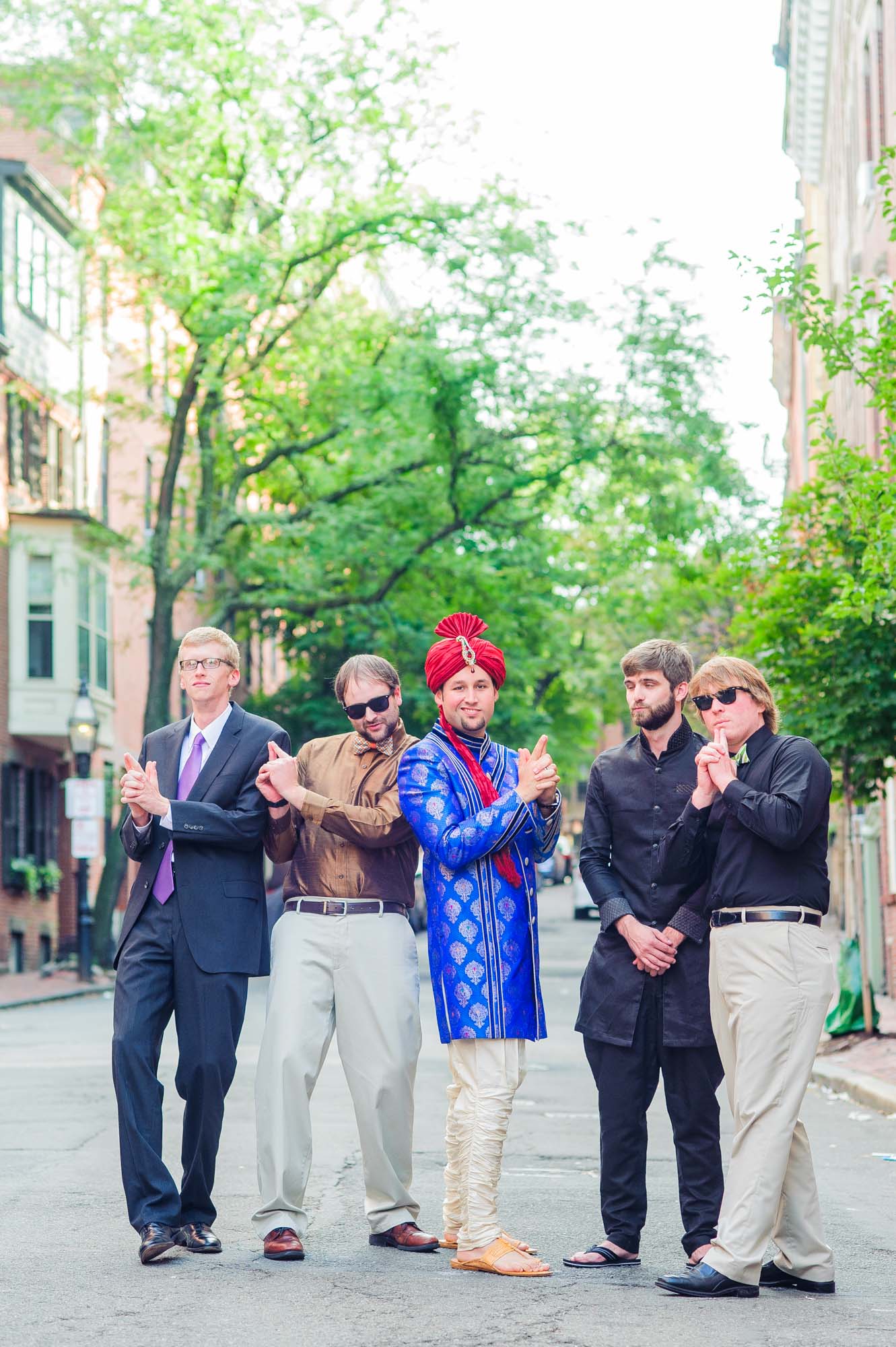 Same Sex Indian Wedding Party Boston Liberty Hotel