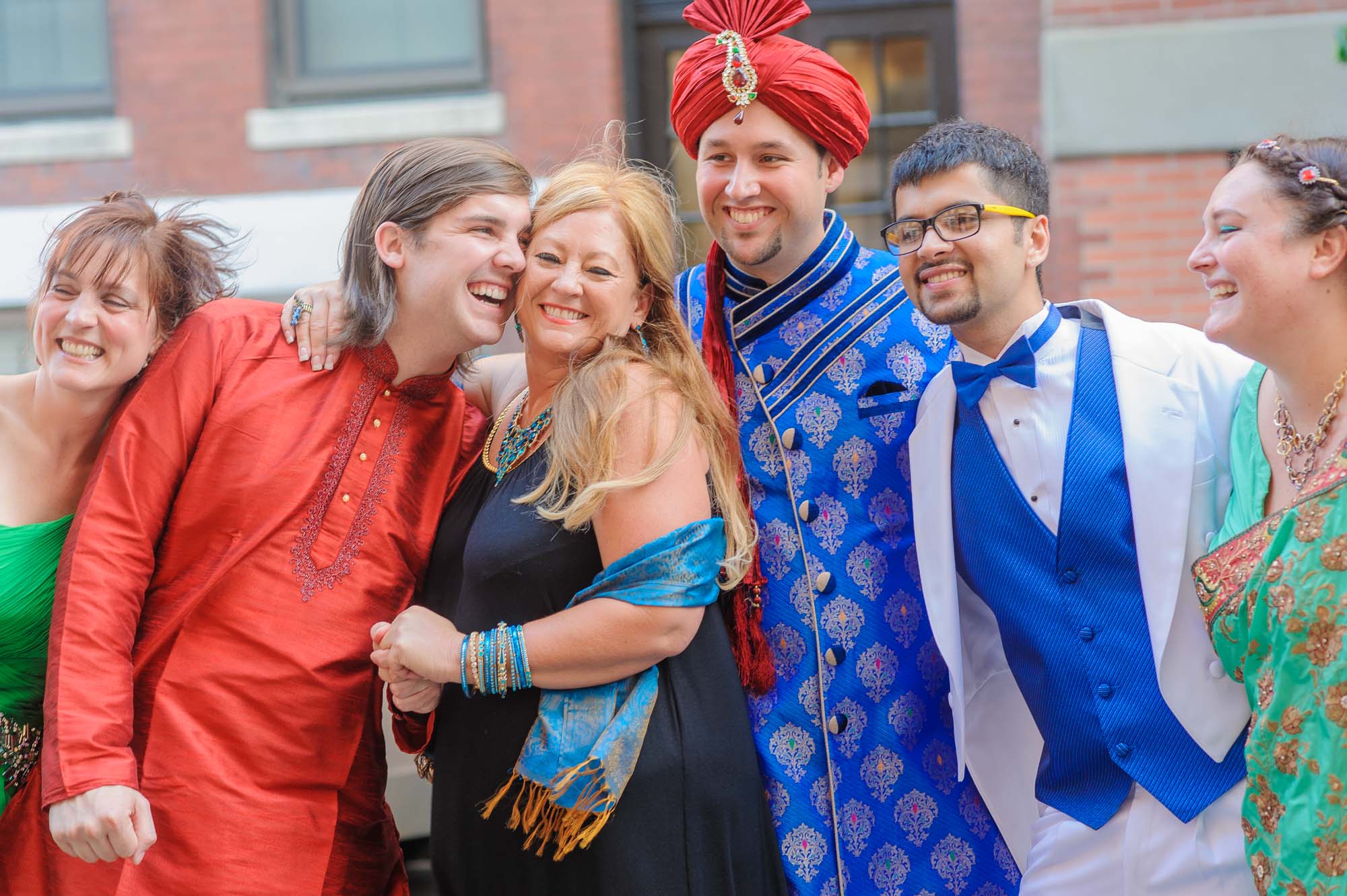 Same Sex Indian Wedding Party Boston Liberty Hotel